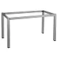 Tischgestell aus Metall mit quadratischen Beinen, Größe 156x66 cm, Höhe 72,5 cm, verschiedene Gestellfarben