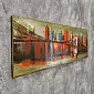 3D-Metallgemälde, Wanddekoration, Brooklyn Bridge, Maße 180 x 56 cm