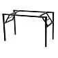 Opklapbaar metalen frame voor tafels, gemaakt van staal, kleur zwart of grijs, afmeting 156x76 cm