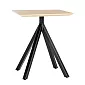 Pied de table en métal conçu pour les grandes surfaces, hauteur 72 cm, conçu pour des surfaces de table jusqu'à 100 cm de diamètre