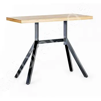 Base de table en métal 43x85x106cm, pour plateaux de grande taille jusqu'à 140x70 cm, pour tables de bar