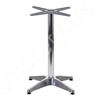 Aluminium tafelonderstel - 58x58 cm hoogte 70,5-72 cm gewicht 6,1 kg