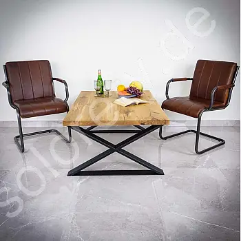 Pieds de table en métal de type X, dimensions 40x45cm, 60x40cm ou 80x45cm, 2 pieds en set