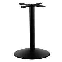 Pied de table en métal de diamètre 53,5 cm, hauteur 75 cm