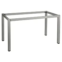 Tischgestell aus Metall mit quadratischen Beinen, Größe 156x66 cm, Höhe 72,5 cm, verschiedene Gestellfarben