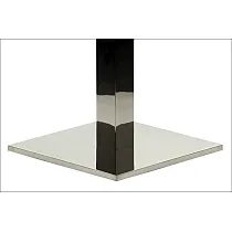 RVS tafelonderstel, afmeting 45x45 cm, hoogte 71,5 cm