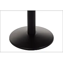 Metalen centrale tafelpoot van staal, diameter voet 42,5 cm, hoogte 72,5 cm