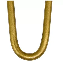 Haarnadelbeine für den Couchtisch aus zwei Ø10 mm Stahlstäben, Höhe 43 cm - Set mit 4 Beinen, Farben schwarz, weiß, grau, gold