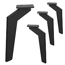 Metalen meubelpoten Boomerang 17x14cm van strijkijzer 4 stuks